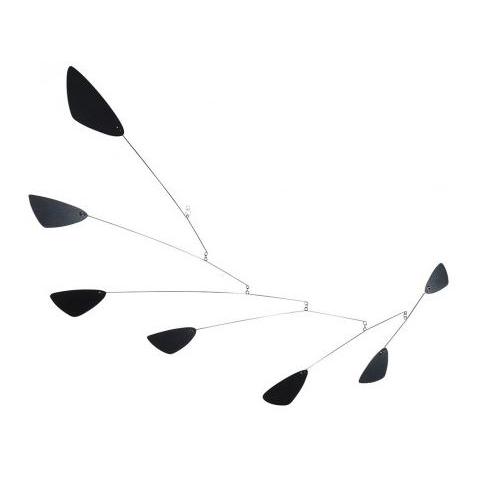 날개 추상적 밸런스 모빌 블랙 - 천정용 / 스칸디나비아 디자인 인테리어